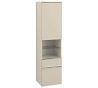 Villeroy und Boch Venticello A95201VK 40,4 x 154,6 x 37,2 cm, gauche, poignée chrome, gris doux