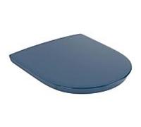 Villeroy und Boch ViCare WC 9M7261P1 axe de charnière continue, charnières acier inoxydable, bleu AntiBac