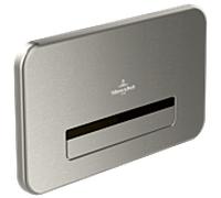 Villeroy und Boch WC match1 922311LC 26,9x16,1x1,3cm, électronique, acier inoxydable