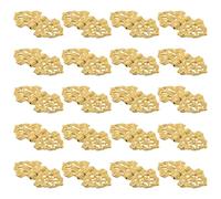 VILLFUL 20 Pièces Charnières Rétro Dorées Mini pour Boîtes en Bois et Armoires à Bijoux en Alliage de Zinc Finition Antique, Résistance la Rouille et Fonctionnement Silencieux