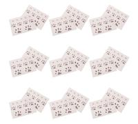 VILLFUL 20 Pièces Tatouages Temporaires Thermochromiques de Pattes de Chat Noir pour Bras et Mains, Impression Transfert D'eau Confortable et Adapté aux Garçon et Filles, pour Cosplay