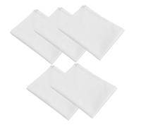 VILLFUL 5 Paquet Tissés Blancs en PP Imperméables, Résistants la Déchirure Protection Anti-Fuite Latérale, Prévention des Inondations Collecte des Déchets