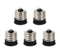 VILLFUL 5 Pièces E17 Support De Lampe De Conversion Ampoules Support De AmpouleDe Lumière Adaptateur E17 De Base E14
