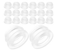VILLFUL 50 Pièces Joint de Vanne D'irrigation en Silicone Tep 16mm | Étanchéité Anti-fuite, Remplacement Facile, pour Vannes By-pass et Micro-aspersion en Verger