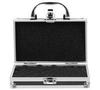 VILLFUL Boîte à Outils Portable en Alliage D’Aluminium Noir Multifonction | Valise Outils Aluminium, Rangement D’outils Portable, Boîte de Rangement pour Pièces
