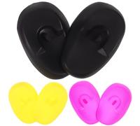 VILLFUL Cache-oreilles Lot de 3 Paires Réutilisables en Silicone Légers et Résistants pour Coloration Capillaire ’huile et Salon