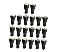 VILLFUL Clips De Ventilation Pour Voiture à Tête Carrée 20 Pièces, Accessoires Noir Pour Grille D'aération Auto, Fixation Robuste Et Polyvalente, Compatibles Sorties D'air Horizontales Et Verticales