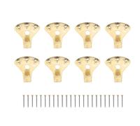 VILLFUL Crochet Cadre Mural en Cuivre et Fer Lot de 10 Sets avec Clous Solide Percer pour Accrocher Photos de Mariage et Œuvres D'art