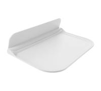 VILLFUL Étagère Murale en Plastique PP Pliable Blanche, Tablette de Rangement Élégante pour Salle de Bains ou Chambre, Support Suspendu Multifonction