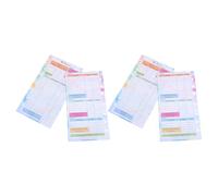 VILLFUL Inserts rechargeables pour planificateur budget A6, papier 6 trous, 28 feuilles colorées, organiseur de dépenses multifonctionnel pour usage professionnel et scolaire