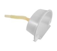 VILLFUL Lavabo Mural de Salle de Bain en Plastique Blanc, Petit Évier Compact pour Camping-car et Petits Espaces, Installation sans Perçage, Entretien Facile