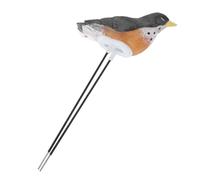 VILLFUL Mètre de Sol pour Plantes en Pot intérieur en résine et Fer Forme Oiseau avec Fonction Alarme d'arrosage et Mesure d'humidité précise