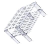 VILLFUL Organisateur Cuisine Pliable en As, Support à Bols Empilable | Etagere Frigo, Rangement pour Placard la Cuisine, Usage Hôtels et Repas Familiaux, Transparent