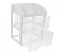 VILLFUL Organisateur de Maquillage Transparent avec Rangement Cosmétique Pratique pour Bureau Salle de Bain et Coiffeuse Cabinet de Rangement Multicouche pour Soins Peau et Accessoires de