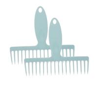 VILLFUL Peigne à Balai pour Enlever Poils, Outil de Nettoyage 2 Pièces en Pp Manche Confortable, pour Balais et Brosses de Maison