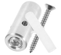 VILLFUL Pince de Serrage en Acier Inoxydable pour Câbles, Clip de Fixation Sécurisé Vis Cruciforme, pour Plantes Grimpantes et Murs Végétaux
