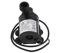 VILLFUL Pompe à Eau Submersible Dc avec Axe Acier Inoxydable et Ventouse Pompe de Circulation Micro pour Fontaine Hydroponie Aquarium et Irrigation Extérieure