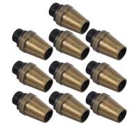 VILLFUL Serre-câbles pour Luminaire Suspendu, 10 Pièces, Fer et PC, Fixation et Protection de Fil, Faciles à Installer, pour Lustre Plafonnier DIY, Bronze Antique