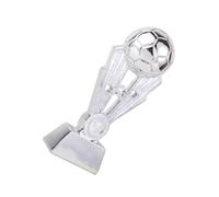VILLFUL Trophée avec Base Solide de Récompense en Résine Argentée pour Équipe de Football pour Maternelle et Événements Sportifs