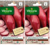 Vilmorin 3751142 Pack de Graines Oignon de Florence Race de Simiane Rouge (Lot de 2)