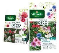 Vilmorin 5862907 Pack de Graines Mélange de Fleurs Coin de Senteur 7 m² & 5862942 Fleur parfumée, Multicolore, 90 x 2 x 160 cm