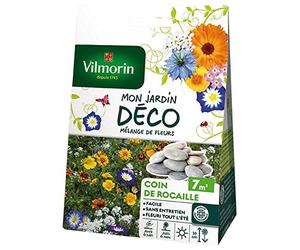 Vilmorin 5867307 Pack de Graines Mélange de Fleurs Coin de Rocaille 7 m²