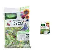 Vilmorin 5867607 Pack de Graines Mélange de Fleurs Coin des Papillons 7 m² & 5867507 Pack de Graines Mélange de Fleurs Coin des Oiseaux 7 m²
