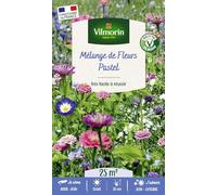 Vilmorin 5867942-MELANGE FLEURS PASTEL 25M2 VL