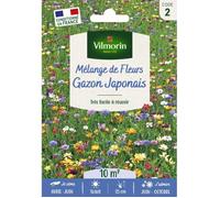 Vilmorin Gazon Japonais - 10 m² - Mélange de fleurs