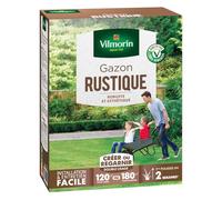 Vilmorin 4460415 Gazon Rustique, Vert, 3 kg