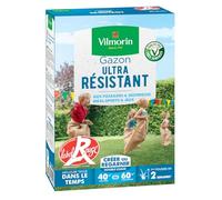 Vilmorin - Semences de gazon Ultra Résistant - Label Rouge - Résistant aux piétinements - 1 kg