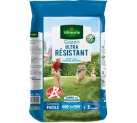 Vilmorin Gazon Ultra Résistant - Label Rouge - 15 kg