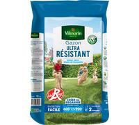 Vilmorin 4462418 Gazon Ultra Résistant, Pelouse sac 15 kg Label Rouge