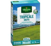 VILMORIN, graines de gazon Kikuyu, adaptées aux climats chauds et aux terrains sollicités, 500 g, pour une surface allant jusqu'à 75 m²
