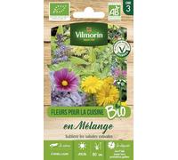 Vilmorin Melange de Fleurs Comestibles Bio | Mélange cuisine, Plantes aromatiques, Mellifère, Saveurs colorées, Agriculture bio, Salades estivales