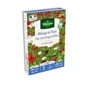 Vilmorin Mélange de Fleurs Pop Love Rouge et Blanc 7 m² | Mélange pop love, Rouge blanc, Fleurs annuelles, Mellifère, Décoratif jardin, Pollinisation, Décoratif au potager