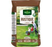Vilmorin, mélange de graines pour gazon rustique, 15 kg – pour l'aménagement et la rénovation de pelouses, idéal pour 600/900 m²