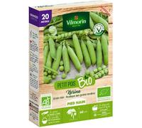 Vilmorin Pois Nain à Grain Ridé Karina - 20 m - BIO
