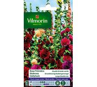 Vilmorin Pack de graines Rose Trémière Double Grande Variée