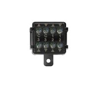 Vimar 03997 Module central pour volet roulant Quid, 2 ingr bouton NO, 6 sorties par module relais volet roulant Quid 03996, installation en boîtes de dérivation ou porte-fruits