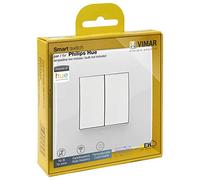 VIMAR 0K03906.05 Arké Classic Kit Interrupteur sans Fil en radiofréquence Philips Friends of hue. Pas Besoin de Piles, Blanc