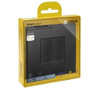VIMAR 0K03906.07 Arké Classic Kit Interrupteur sans Fil en radiofréquence Philips Friends of hue. Pas Besoin de Piles, Noir