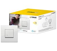 VIMAR 0K19592.01 Arké Kit Interrupteur va-et-Vient connecté, Compatible avec Alexa, pour Les appareils avec hubs dans ZigBee, Fil Neutre requis, Blanc
