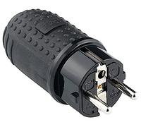 VIMAR 0P00261 Fiche 2P+T 16 A 250 V~, combinée standard allemand et français, IP44 protection contre les projections d'eau