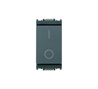 VIMAR 0R16016 IDEA Interrupteur 2P 16 AX 250 V ~ Gris Max 200 W pour lampes avec alimentation intégrée (IEC 60669-1:2017)
