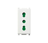 VIMAR 0T14203 Plana Bpresa SICURY 5 pièces, 2P+T 16 A 250 V~ Standard Italien Type P17/11, Blanc