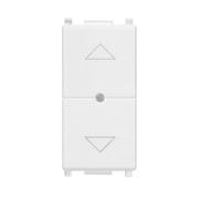 Vimar 14594 Plana Commande électronique Wi-Fi pour 1 store à lamelles orientables, sortie à relais inverseur, contrôle local ou à distance, technologie Bluetooth et Zigbee