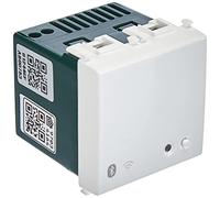 Vimar 14597 Passerelle VIEW Wireless, Gateway Bluetooth WiFi, wireless technology 4.2, leds RGB, alimentation 100-240 V 50/60 Hz, 2 modules, série Plana, blanc