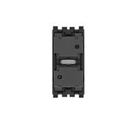 VIMAR 19594.0 Commande électronique connecté WiFi pour 1 store avec sortie à relais pour moteur, contrôle local ou à distance, Bluetooth et Zigbee, rappel de la position préférée, LED RGB, série Arké