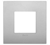 Vimar 19642.79 Arké Plaque Classic 2 modules, technopolymère, silver mat